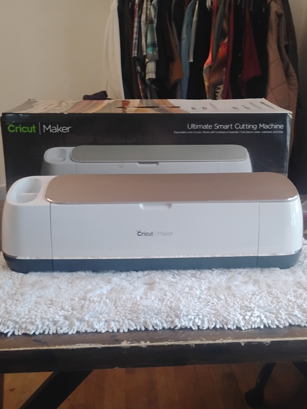 Cricut Maker Smart Cutting Machine - White with Rose Gold Accent